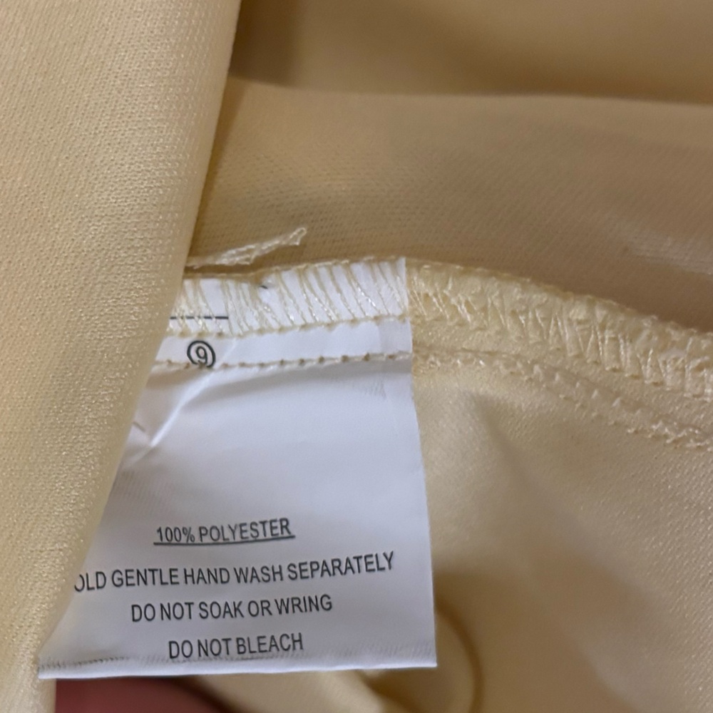 ANGEL BIBA Strapless Mini Rosette Dress in Orange and Cream - Picture 11 of 13
